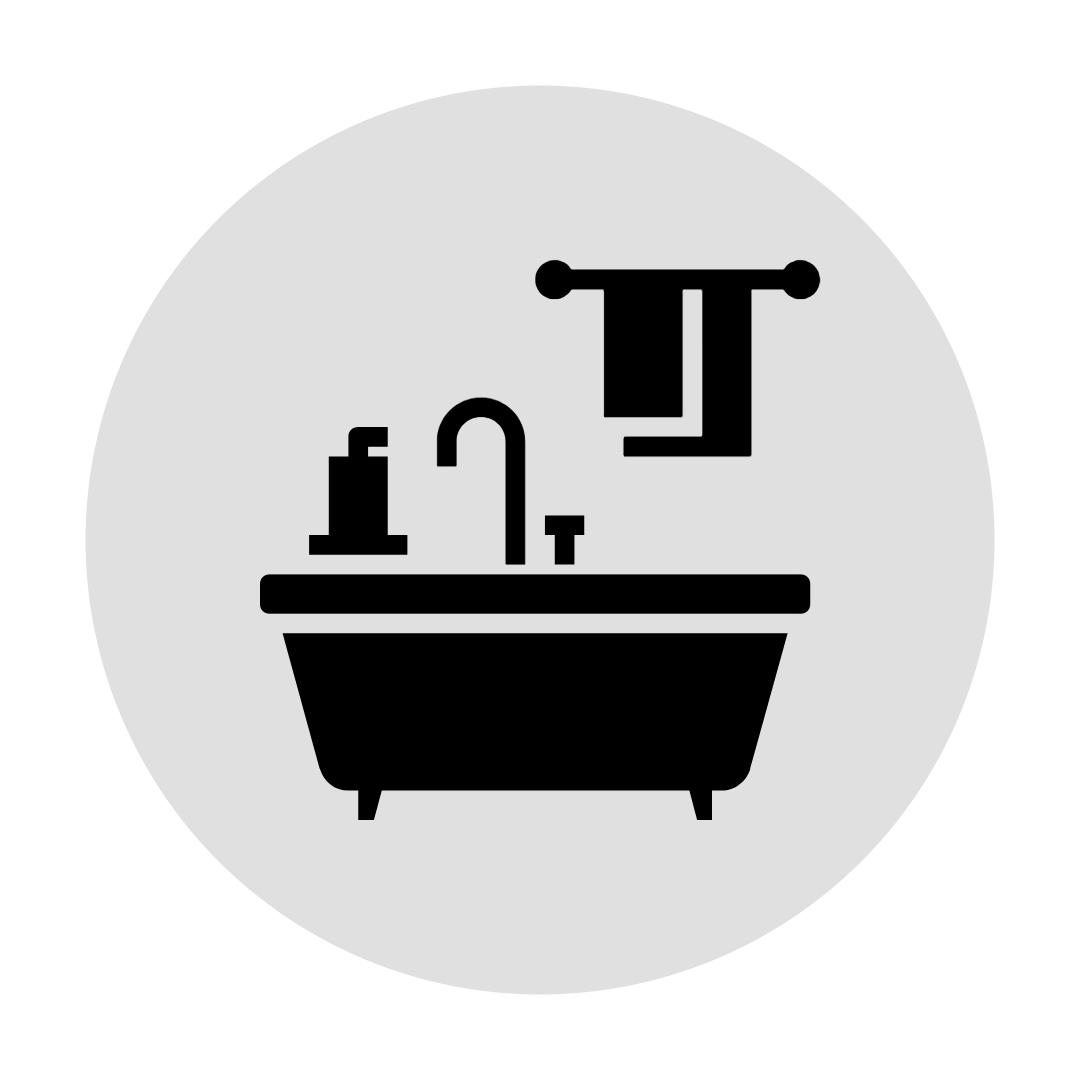 disinfect Bathrooms & utility rooms using sani-99